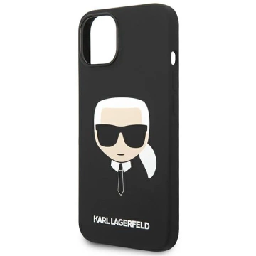 Etui Karl Lagerfeld KLHCP14MSLKHBK für iPhone 14 Plus 6,7" Hardcase Silikon Karl`s Head